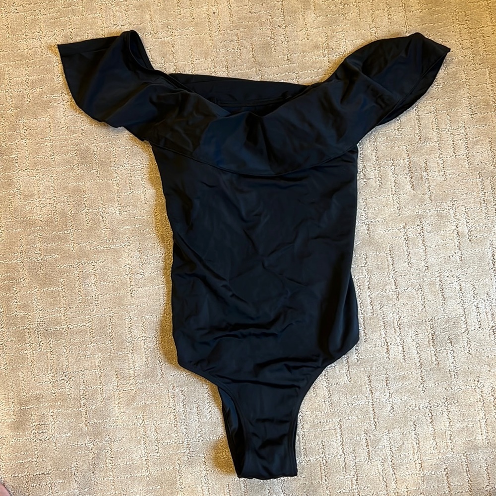 Frilly Black swim suit
